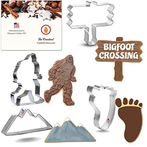 Bigfoot Ausstechformen-Set, 4-teilig, Foose Cookie Cutters - USA verzinnter Stahl
