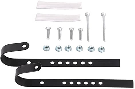 UGPLM Metal Bike Basket Hook, Adjustable, Easy Installation on Basket, Quick Release, Sturdy, Durable for Bicycle Handlebar