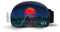 Soggle Ski Protective Microfibre Cover for Ski Goggles (One Size), Colour: Structure Digital Moon Blue
