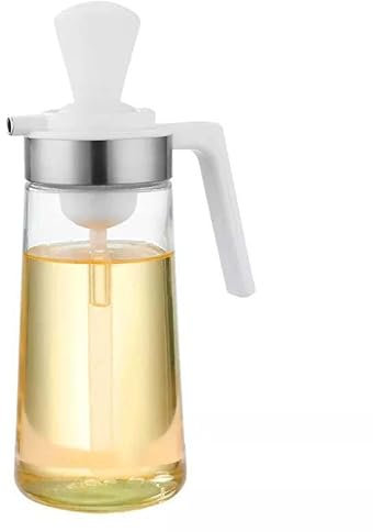 MAGICBOX Aceitera con Brocha - Botella Dispensadora Aceite 550ml - Dispensador de Aceite - Pulverizador de Aceite para Freidora de Aire - Aceitera con Brocha Silicona - Botella de Aceite 2 en 1