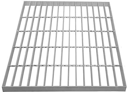 Griglia zincata del pavimento passerella pannello di drenaggio grondaia sfiato acciaio resistente alle intemperie zincato 500mm x 500mm x 30mm 4mm spessore del metallo 250kg capacità di carico