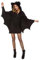 YAOBAOLE Women Halloween Costume Women's Bat Costume Halloween Jimpsuits Zip Hoodie Cozy Costumes Black M