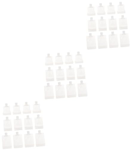 minkissy 36pcs Small Travel Bag Travel Toiletries Portable Shampoo Bag Lotion Pouch Empty Shampoo