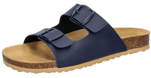 Lico Herren Pantolette Pantolette Bioline Man, Marineblau, 38 EU