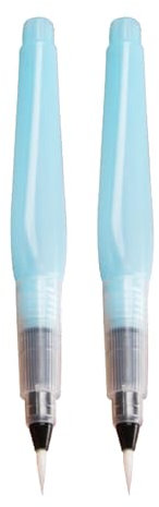 hero-s Lot de 2 pinceaux à aquarelle multi-usages rechargeables avec réservoir d'eau