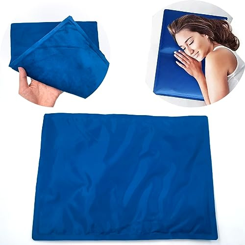 Reusable Gel Cooling Pillow for Sleeping, Cool Head Pillow, Cooling Pillow, Relieves Headaches, Migraines, Fever, Hot Flashes, Night Sweats Perfect