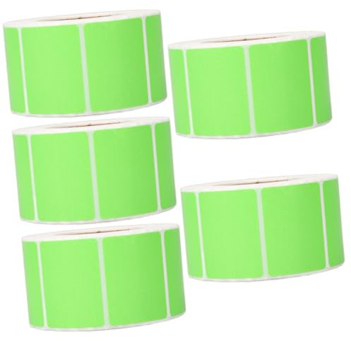 Operitacx 5rollen Wasserdichten Und Bedruckbaren Thermoetiketten Selbstklebend Für Thermodrucker Und Etikettiergeräte Vielseitig Einsetzbar Für Büro Und Zuhause