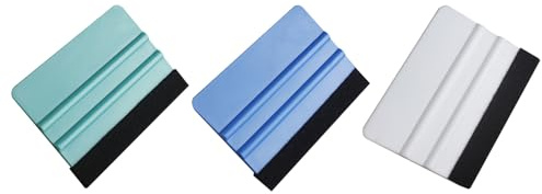 Yesmin 3 Pcs Vinyl Scraper Tool Set - Flexible & Durable Decal Remover with Smooth Base for Stickers, Labels, and Car Wraps - Ideal for Amateurs & Professionals