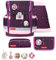 Belmil Classy Plus Schulranzen Set 6-teilig mit extra Schlüsselanhänger (405-78AG/S/K) (Magical Stars)