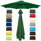 UUDQCD Replacement Parasol Canopy, Garden Umbrella Replacement Cover Fabric 6/8 Arms for 2m/2.3m/2.5m/2.7m/3.0m/3.5m Sun Parasol