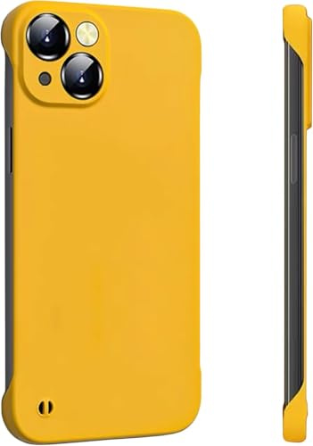 FAOMSEBS for iPhone 13 Mini Case Borderless Slim (Bare Metal Feel) [Ultra Thin as No Case on] Rapid Heat Dissipation Cooling Cover for iPhone 13 Mini Phone Case, Hard PC Resilient Shockproof Cover