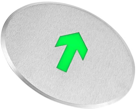 HIAKDOFT Panneau Mural Phosphorescent Réfléchissant Pour Extérieur Directionnel Pour Sortie Sentier Route Garde Luminescence Nocturne