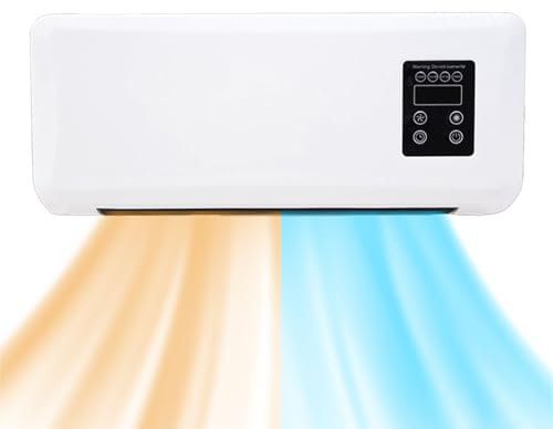 Climatizzatore Split E Riscaldamento - Climatizzatore A Parete Senza Unità Esterna, Climatizzatores Portatile Con Telecomando E Timer,Funzionamento Silenzioso,Facile Da Controllare,niente Aria Fredda
