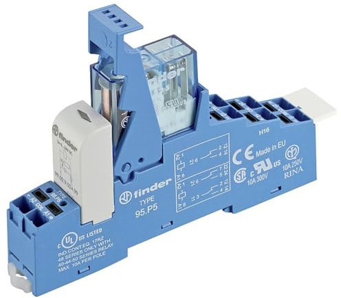 Finder 48.P6.7.024.4050 Koppelrelais 24 V/DC 16 A 1 Wechsler 1 St.
