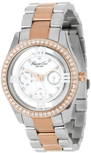 Kenneth Cole New York Damen-Armband Japanisches Quarzgehäuse Edelstahl Mehrfarbig (Modell: KC4905)