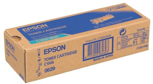 Epson Original C13S050629 Toner Cyan Aculaser CX 29 DNF