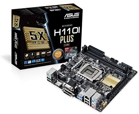 ASUS H110i-plus/csm/c/si Desktop Motherboard - Intel H110 Chipset - Socket H4 Lga-1151 - Bulk Pack - Mini Itx - 1 X Processor Support - 32 Gb Ddr4 Sdram Maximum Ram - 2.13 Ghz