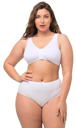 Ulla Popken Damen Bustier weiß 125D