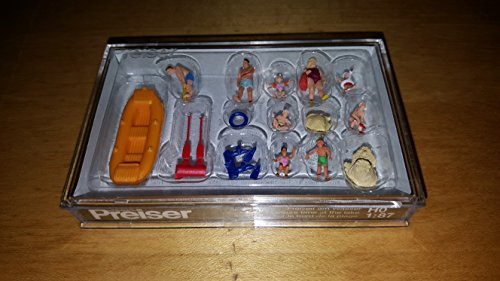 Preiser 10692 Leisure Time at the Lake Figure Set (9)