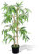 Festnight Kunstpflanze Zimmerpalme Künstliche Bambusbaum mit Topf 90cm