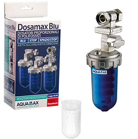 Dosatore proporzionale di polifosfati dosamax filtro aquamax BLU SPAZIO STOP