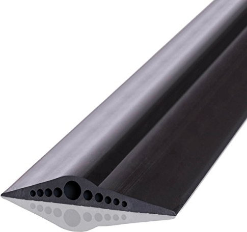 STEIGNER Garagentor Dichtung Bodenabdichtung aus EPDM, 1,5 m, 28 mm x 155 mm, SGD03