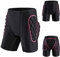 Lixada Mujer de Cadera Protección a Tope Acolchado Shorts Armadura Cadera Protección Shorts Pad para Snowboard Patinaje Esquí Equitación