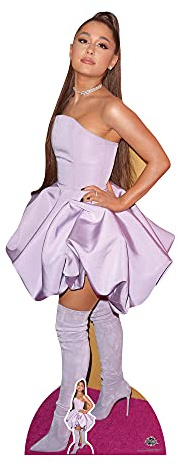 Star Cutouts CS780 Ariana Grande – 163cm Lifesize Cardboard Cutout with Mini | American Pop Star Party Decoration & Gift for Fans