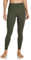 Colorfulkoala 7/8 Leggings Damen mit Taschen High Waist Sportleggings Blickdicht Scrunch Bauchweg Yogahose Sporthose, Olive Grün, L
