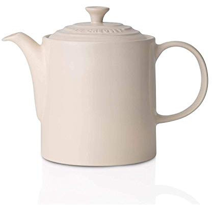 le Creuset Teiera Classica, Rotonda, 1.3 Litri, Gres, Beige (Crema)