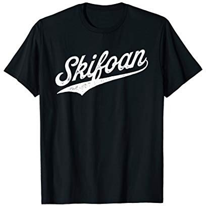 Skifoan Apre Ski Skifahrer Winterurlaub Skifahren Geschenk T-Shirt