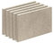 Vermiculite Platte Schamott-Ersatz für Kamin-Ofen Feuerraum Auskleidung SF600 500x300mm 25mm Stärke Temperaturbeständig bis 1100 °C mind. 600kg/m³ Rohdichte (x5)