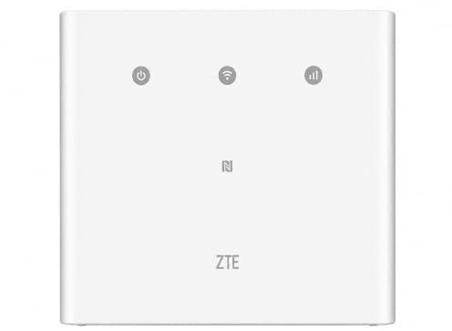 ZTE MF296R 4G LTE WiFi Router, Unlocked to All Networks, Up to 300Mbps Download Speed, Connects Up to 64 Devices, Dual-Band WiFi, 4 Gigabit LAN Ports, UK Plug, White
