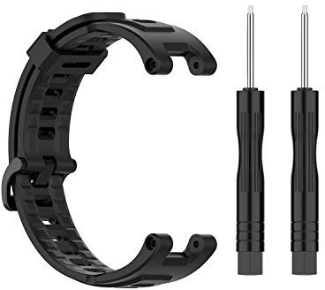 Armband für Huami Amazfit T-Rex/T-Rex Pro,Watchband Silikon Ersatzband Armband Verstellbares Silikonband Strap,Uhrenarmband Armbänder Wrist Strap für Huami Amazfit T-Rex pro/T-Rex A1918 (schwarz)