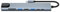 CRYPTON Hub USB C 8 in 1, adattatore USB C Hub HDMI Ethernet, 3 x USB 3.0, lettore di schede SD/Micro SD, potenza erogata per MacBook Pro, iMac, Dell XPS, ChromeBook con USB C