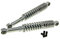 VANEZ Stoßdämpfer Set 360mm chrom verstellbar kompatibel für Hercules/Sachs Prima 50 2T AC Mofa