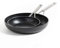 KitchenAid Forged Hardened Hard Anodized PFAS-Free Ceramic Non-Stick, 20 cm and 28 cm Frying Pan Set, Induction, Oven Safe,Black