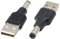 AAOTOKK (2-Unidades 5V DC a USB ADAPTER DC Power Converter plug USB 2.0 a Macho a DC Macho enchufe de Manga 5V DC o Conector de cable de Alimentación DC para Dispositivos de carga USB (DC 5.5×2.1mm)