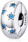 Stopper Clip Bead für Pandora Armbänder,925 Sterlingsilber Stern Spacer Stopper Bead Charm mit Schmuckkästchen