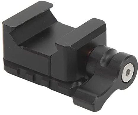Quick Release NATO Clamp, Quick Release Clamp with 1/4 Inch 3/8 Inch Thread, NATO Clamp for Arri Locating Hole Cold Shoe Mount, for Camera Cage Expansion
