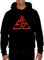 SERIVAL Felpa Logo Vasco Rossi Blasco con Cappuccio e tascone Hoodie (XL)