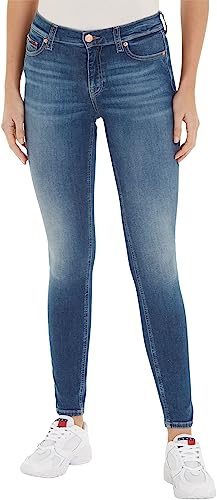 Tommy Jeans Damen Jeanshosen Nora Mr Skn Dg1234 Dw0dw16705