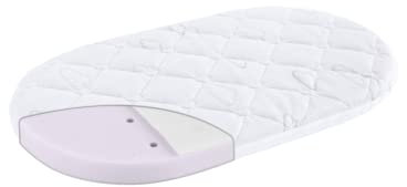 KINDERWAGEN-Matratze Brise Light, passend für Uppababy Vista V2 | 32 x 75 x 6 cm, oval
