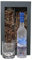 Personalised Dimple Glass Tumbler & Bottle of Vodka - Premium Vodka Design (Original Goose Vodka 35cl, Presentation Gift Box)