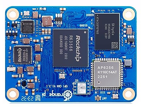 Orange Pi CM4 Compute Module 4 with 1GB RAM 8GB EMMC Flash WiFi5+BT5.0 BLE RK3566 Quad-Core 64-bit Processor CM4 Core Board