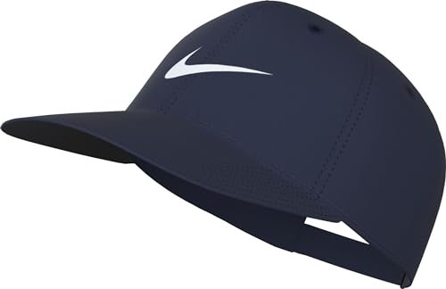 Nike Unisex Df Club S Cb P Baseballkappe, Midnight Navy/White, S