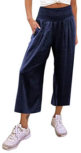 Pantaloni Cargo Donna Eleganti Pantaloni Donna Vita Alta Snellenti Gamba Larga Pantaloni Jeans Donna Con Strass E Perle Pantaloni Velluto Donna Coste Pantaloni Estivi Cotone Donna Taglie Comode Jeans