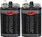 EVEREADY 6V Battery, Super Heavy Duty 6 Volt Battery, 2 Count