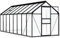 HXZZXS Gewächshaus für den Winter, mit Gestell aus Anthrazit, 190 x 490 x 202 cm, Aluminium und Polycarbonat, Gewächshaus aus Metall, Greenhouse