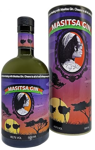 GIN - T.Sonthi - Masitsa-Gin No 2 - a piece of Africa - 40,7% - 500ml - In schöner Geschenkpackung, Tube